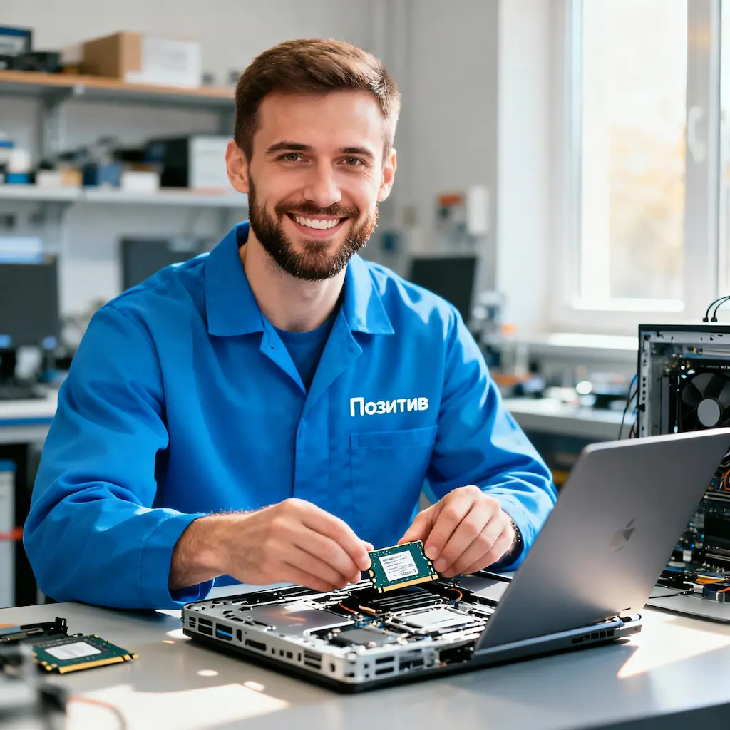заменить HDD на SSD на ноутбуке в Селятино