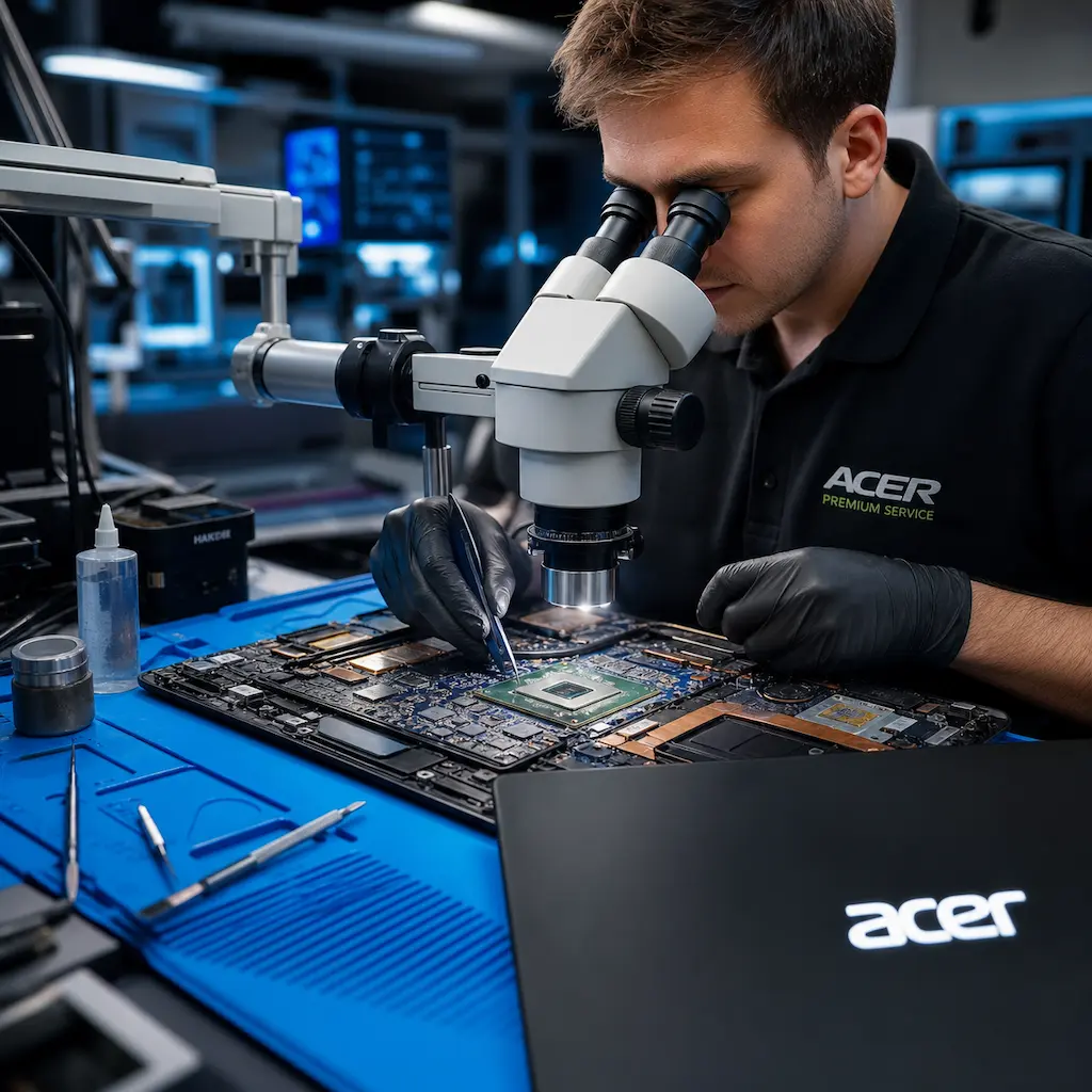 Замена видеокарты ноутбука Acer в Селятино