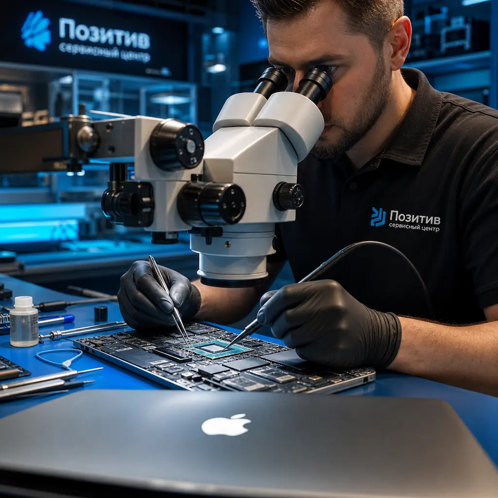 Замена видеокарты Apple MacBook в Селятино