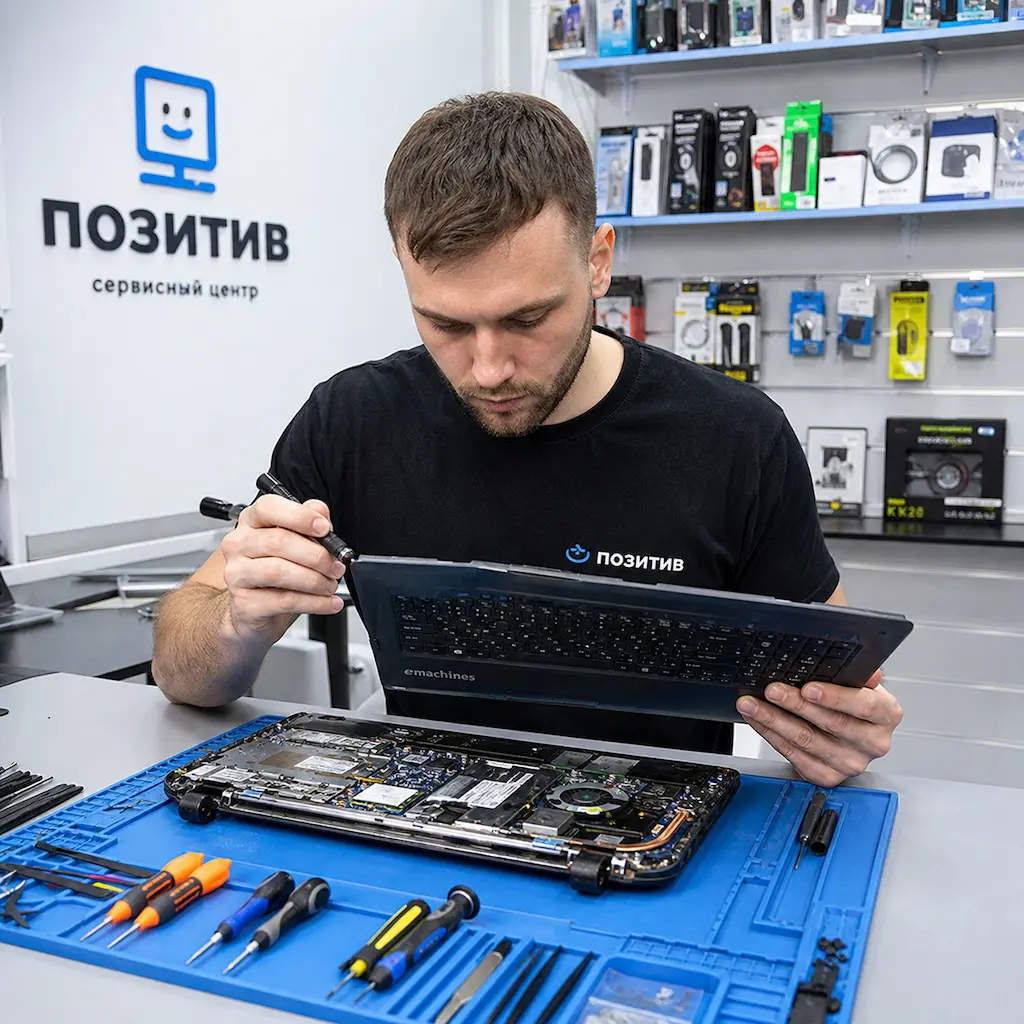 заменить клавиатуру на ноутбуке Emachines в Селятино