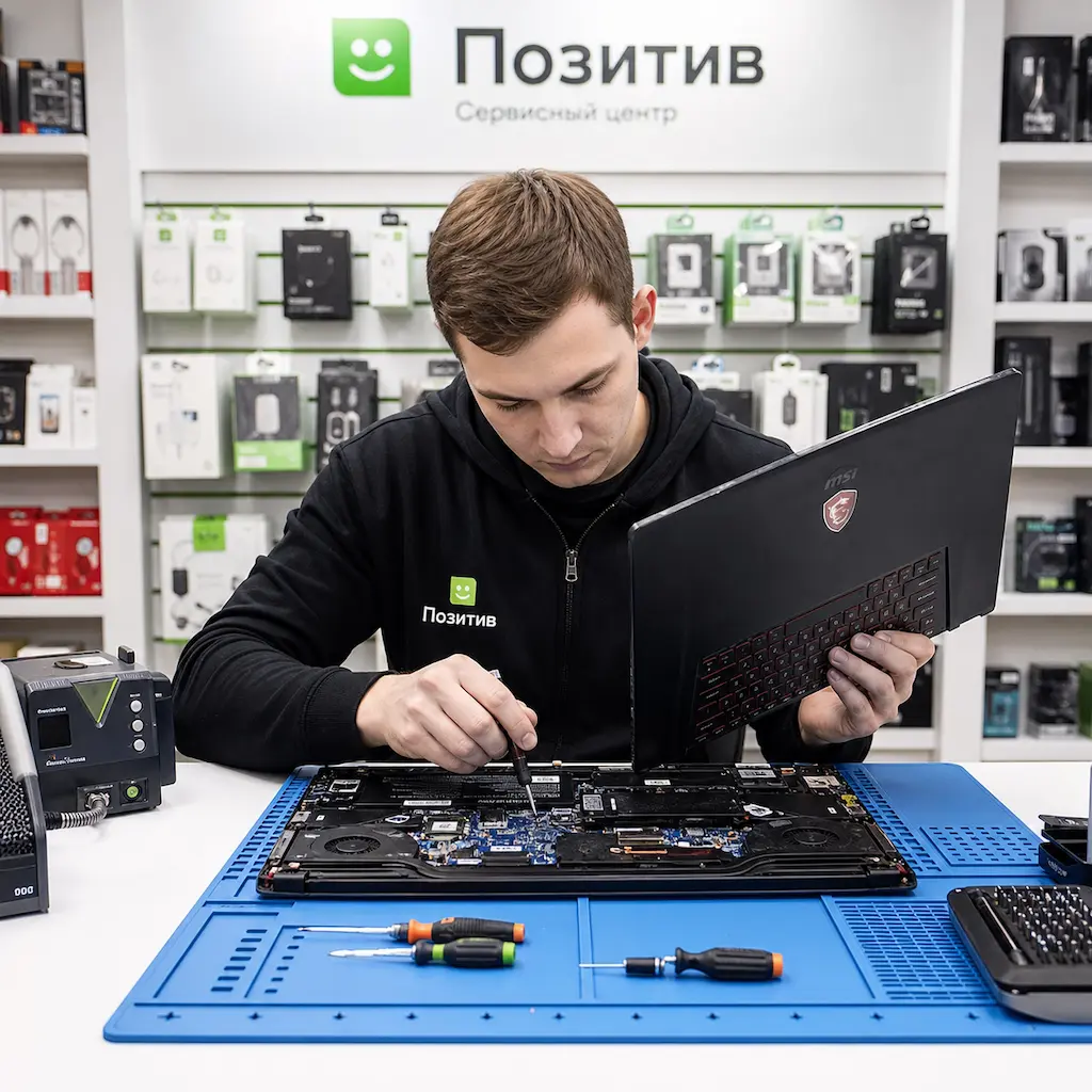 заменить клавиатуру на ноутбуке MSI в Селятино