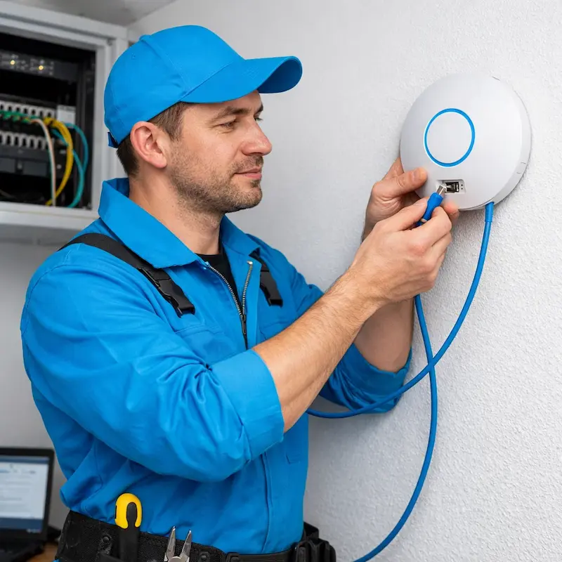 Подключение точки доступа в Селятино