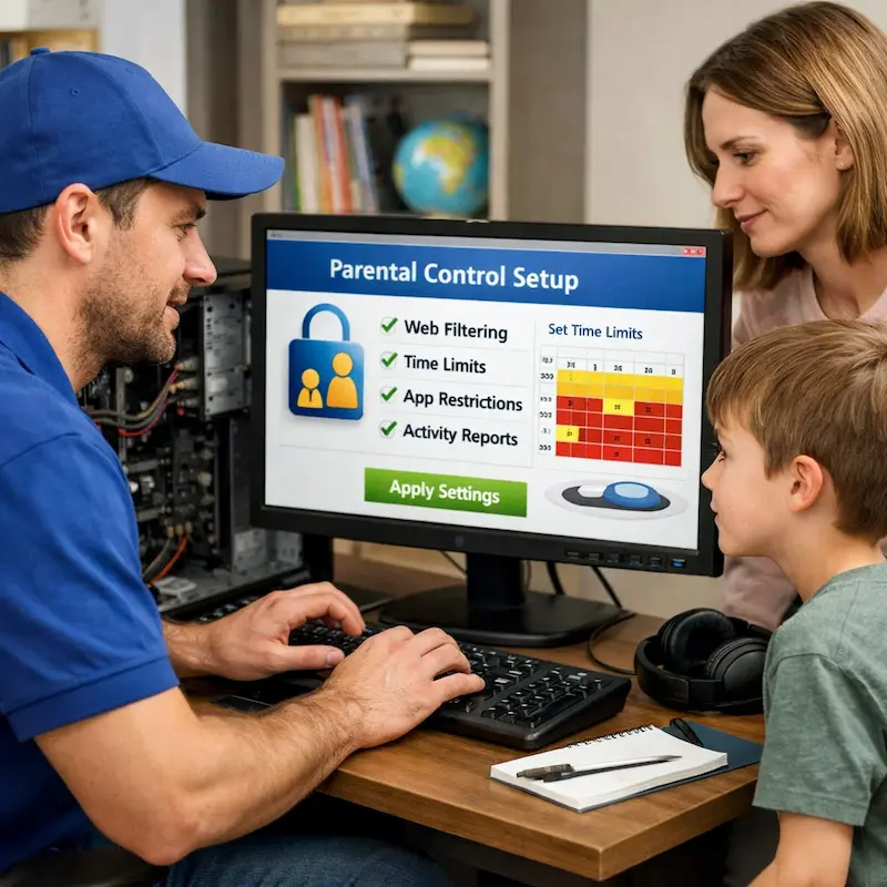 установка родительского контроля в Селятино