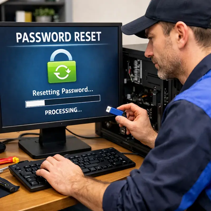 Удаление пароля на компьютере в Селятино