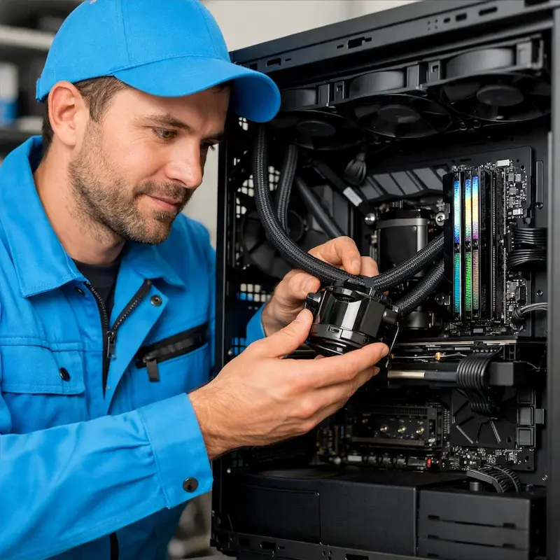 Установка СЖО на ПК в Селятино