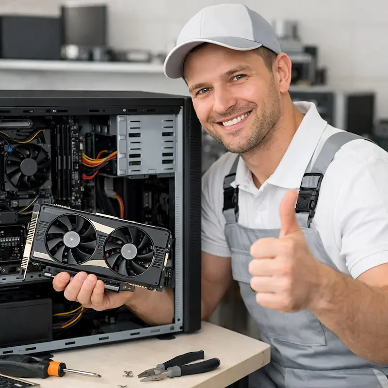 Замена видеокарты ПК в Селятино