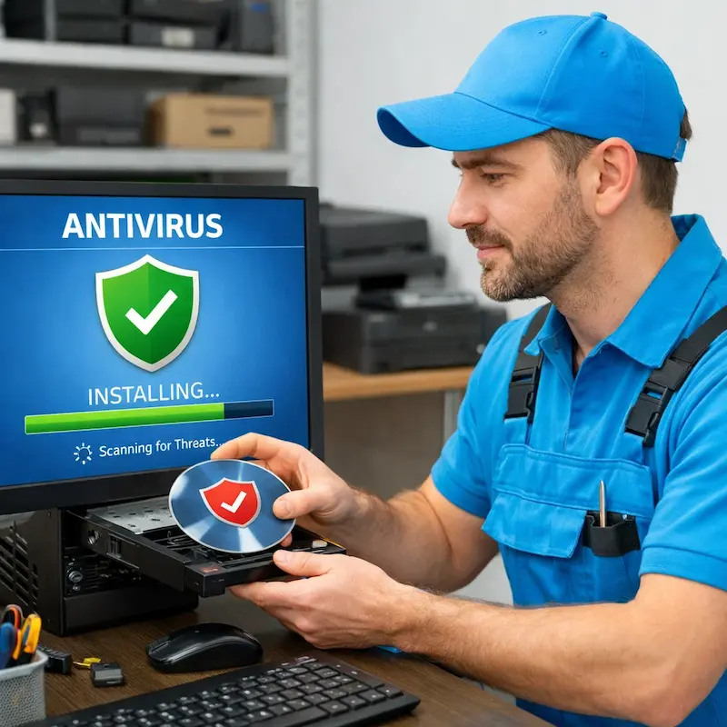 Установка антивируса в Селятино на дому