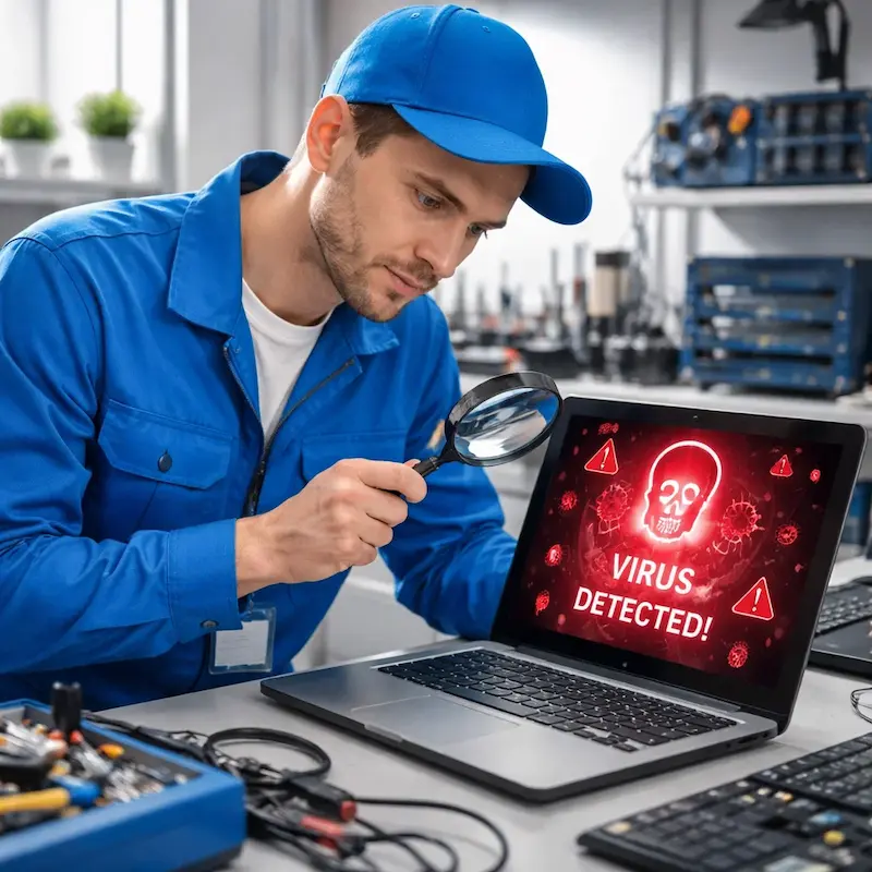 Поиск компьютерных вирусов в Селятино